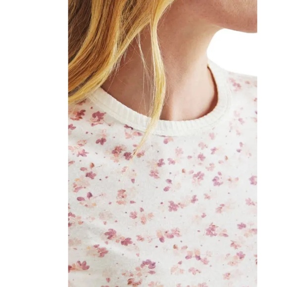 Splendid Women’s Candice Floral Linen Blend Tee - Picture 4 of 14